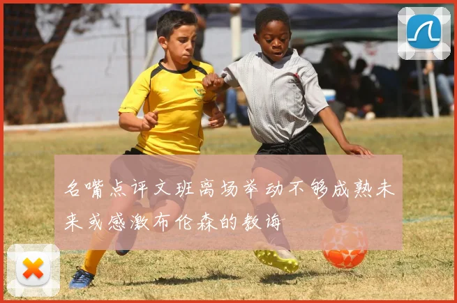 名嘴点评文班离场举动不够成熟未来或感激布伦森的教诲